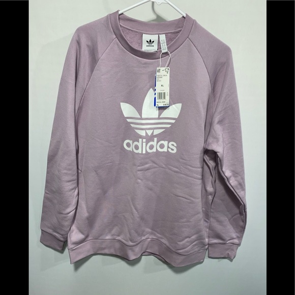 adidas Sweaters - Adidas Trefoil Crew ED5946 Soft Vision XL